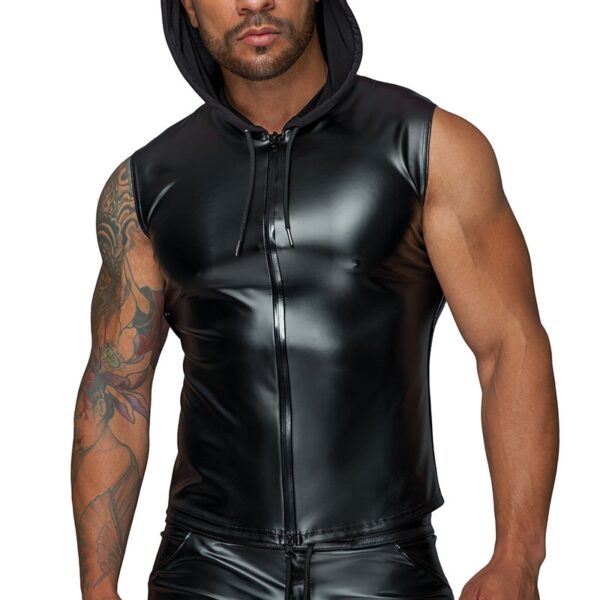 Veste à capuche sans manches H062