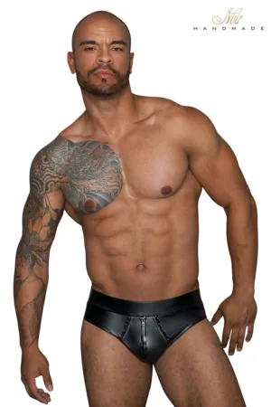 Short sexy zippé H065 - 94edenstreet.com - sexshop en ligne