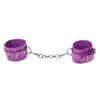 Menottes Premium en cuir violet – Ouch - 94edenstreet.com - sexshop en ligne
