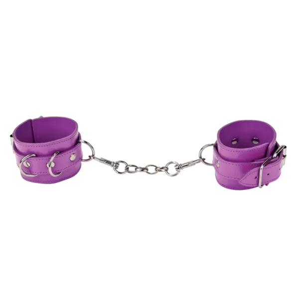 Menottes Premium en cuir violet – Ouch