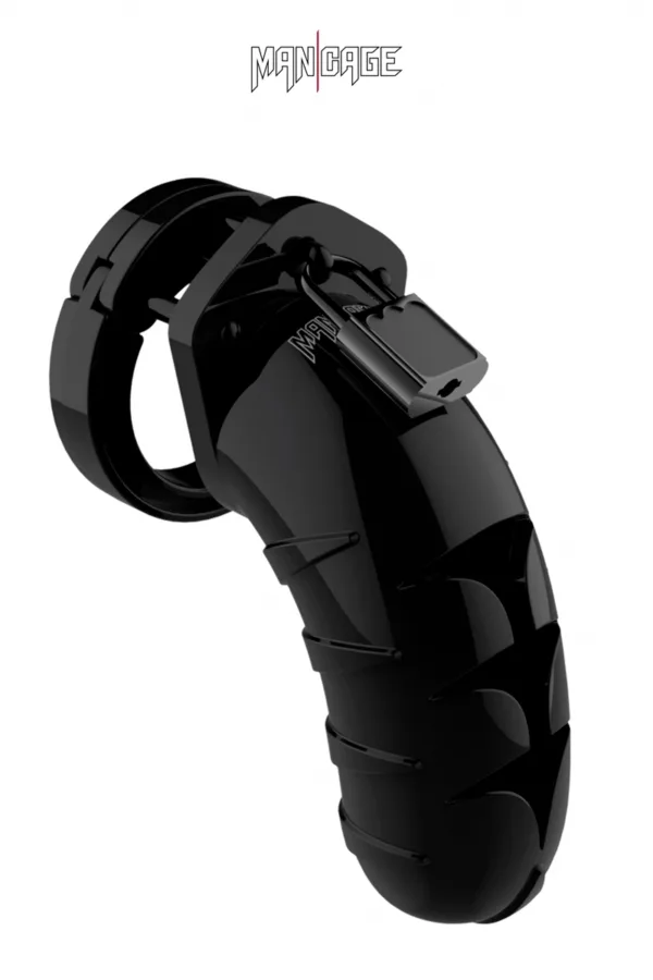 Cage de chasteté 11,5cm ManCage 04 noir - 94edenstreet.com - sexshop en ligne