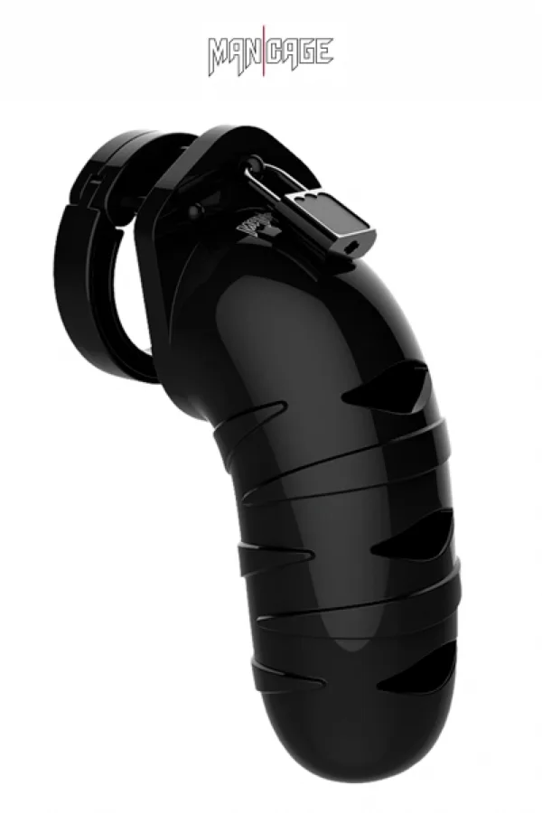 Cage de chasteté 14cm ManCage 05 noir - 94edenstreet.com - sexshop en ligne