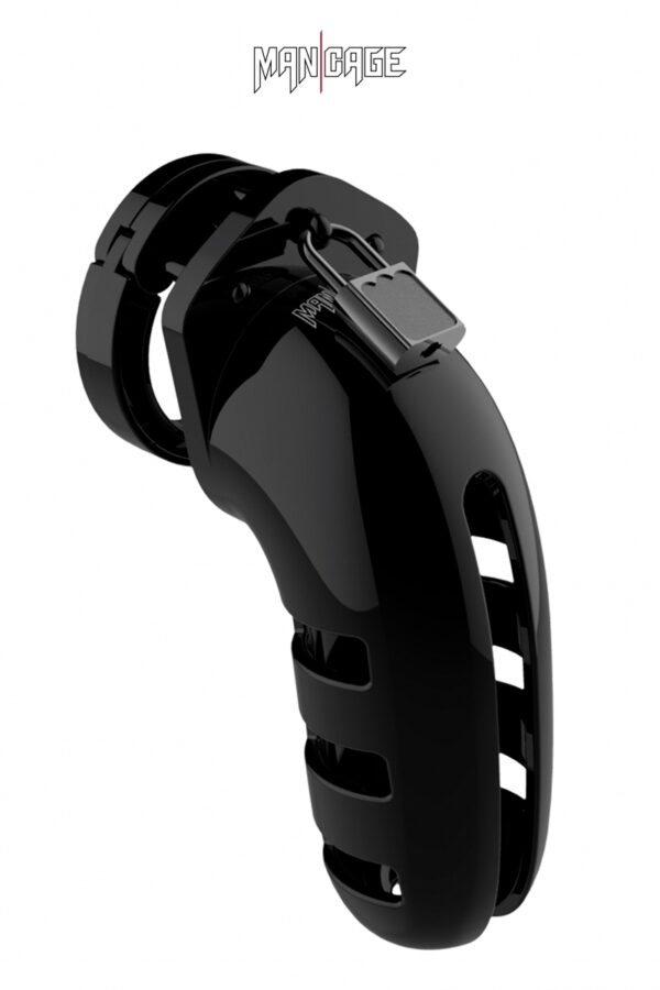 Cage de chasteté 14cm ManCage 06 noir - 94edenstreet.com - sexshop en ligne