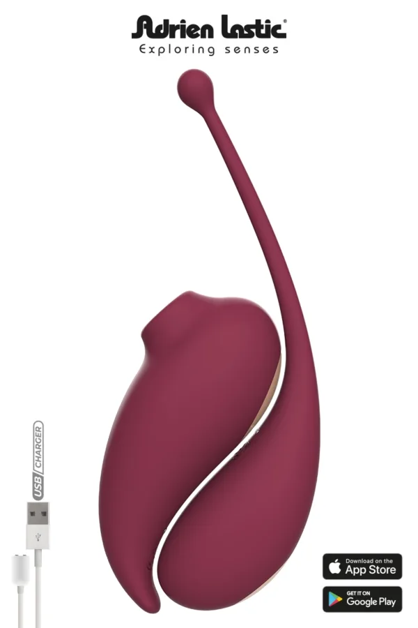 Oeuf vibrant et stimulateur clitoridien connectés – Inspiration - 94edenstreet.com - sexshop en ligne