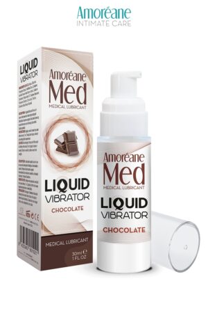 Lubrifiant stimulant Chocolat 30ml – Amoreane Med - 94edenstreet.com - sexshop en ligne