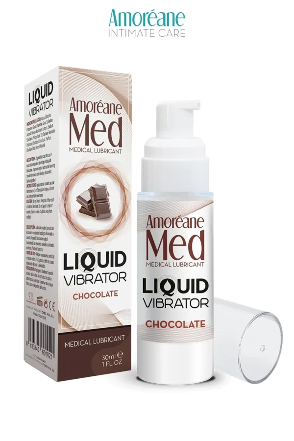 Lubrifiant stimulant Chocolat 30ml – Amoreane Med - 94edenstreet.com - sexshop en ligne