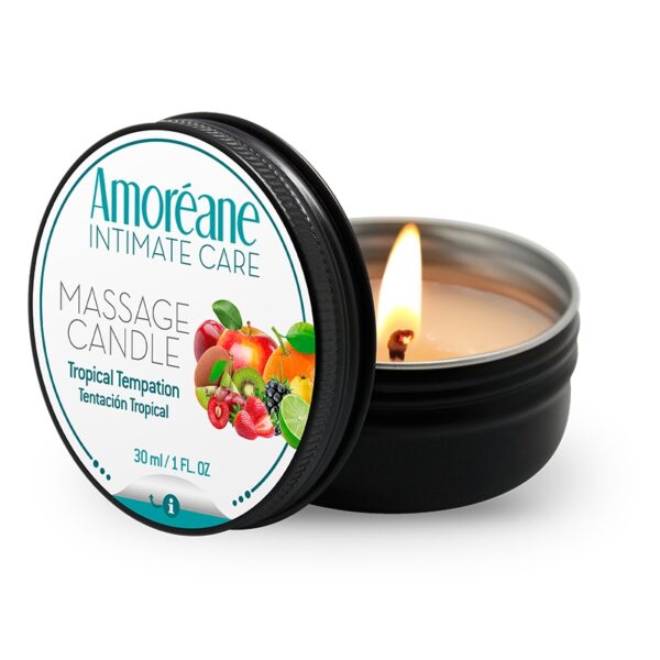 Bougie de massage fruits exotiques – Amoreane