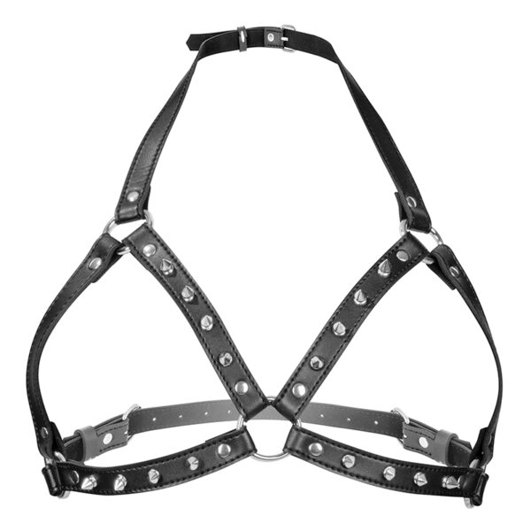 Harnais poitrine à pointes – Fetish Tentation