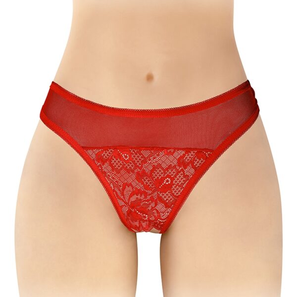 Tanga rouge ouvert Ava – Fashion Secret