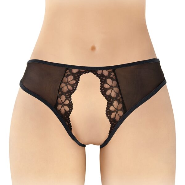 Culotte noire ouverte Ambre – Fashion Secret