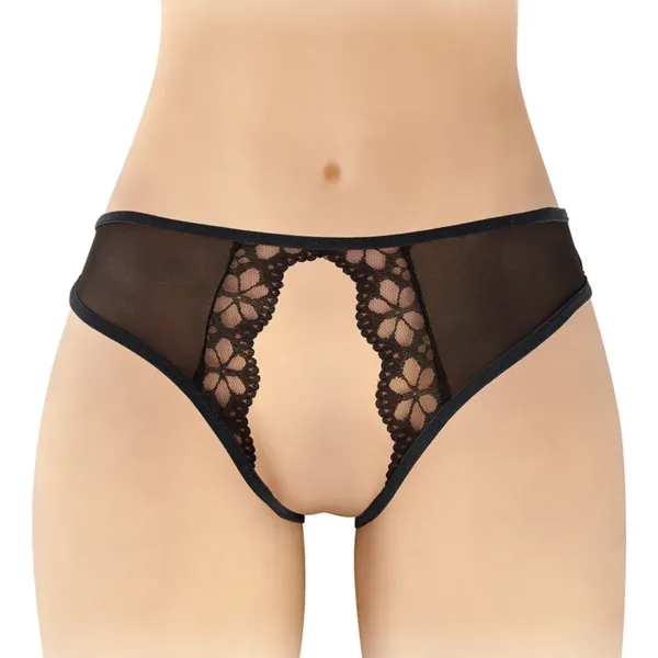 Culotte noire ouverte Ambre – Fashion Secret