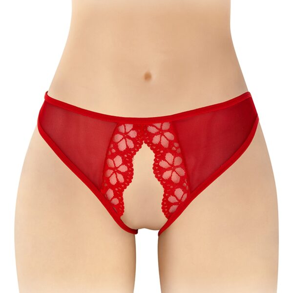 Culotte rouge ouverte Ambre – Fashion Secret