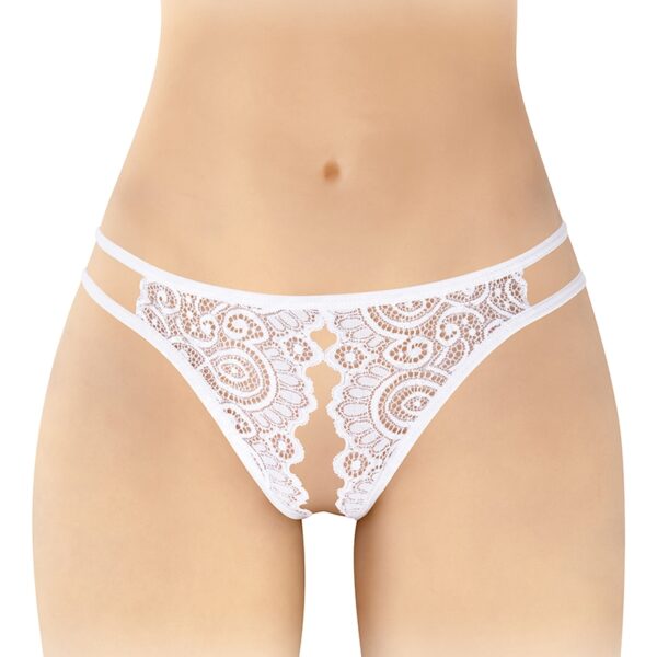 Culotte blanche ouverte Annette – Fashion Secret