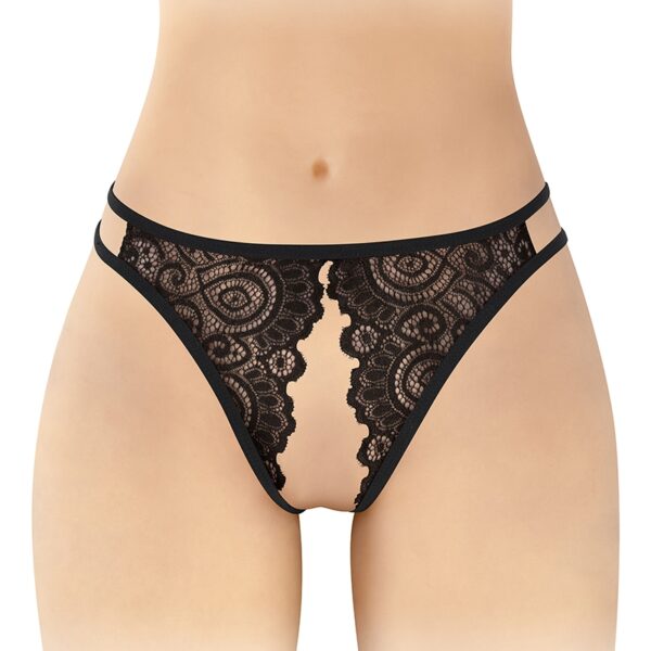 Culotte noire ouverte Annette – Fashion Secret