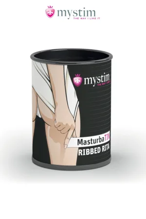 MasturbaTIN Ribbed Rita – Mystim - 94edenstreet.com - sexshop en ligne