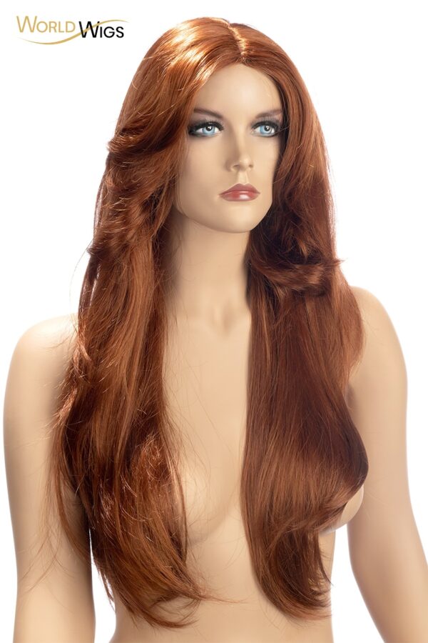 Perruque Rihana rousse – World Wigs - 94edenstreet.com - sexshop en ligne