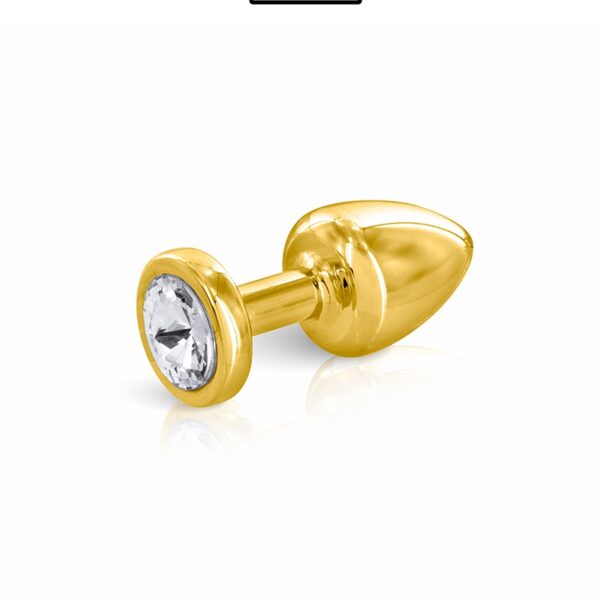 Plug bijou aluminium gold XS – Hidden Eden