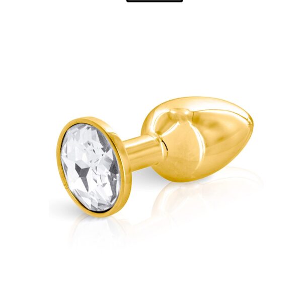 Plug bijou aluminium gold S – Hidden Eden
