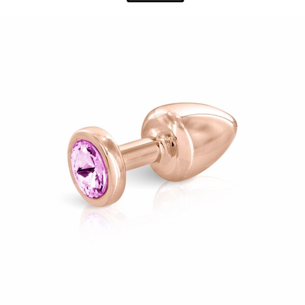 Plug bijou aluminium rose gold XS – Hidden Eden
