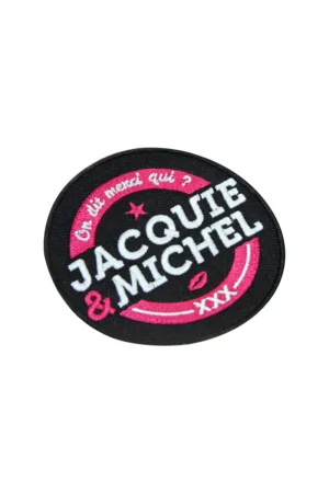 Ecusson rond Jacquie et Michel - 94edenstreet.com - sexshop en ligne