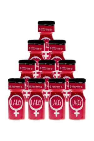 Pack 10 Poppers Lady 10ml - 94edenstreet.com - sexshop en ligne
