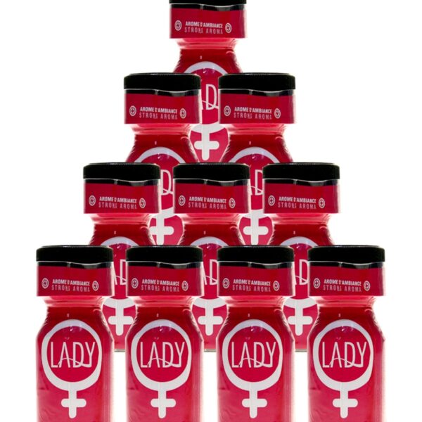 Pack 10 Poppers Lady 10ml
