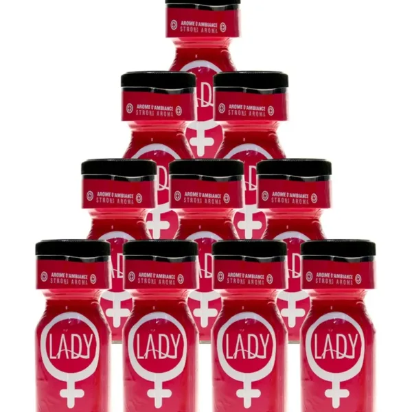 Pack 10 Poppers Lady 10ml