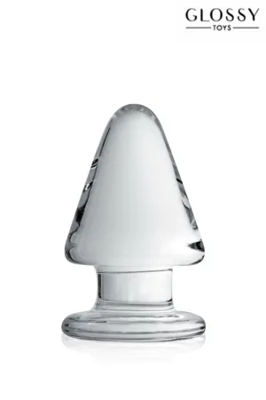 Plug anal verre Glossy Toys n° 23 Clear - 94edenstreet.com - sexshop en ligne