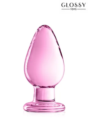 Plug anal verre Glossy Toys n° 25 Pink - 94edenstreet.com - sexshop en ligne