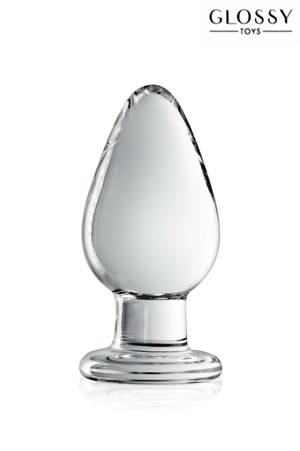 Plug anal verre Glossy Toys n° 25 Clear - 94edenstreet.com - sexshop en ligne