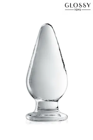 Plug anal verre Glossy Toys n° 26 Clear - 94edenstreet.com - sexshop en ligne