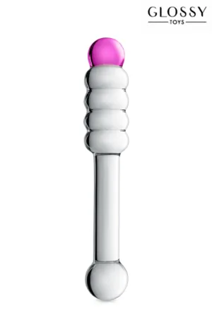 Dildo verre Glossy Toys n° 11 - 94edenstreet.com - sexshop en ligne