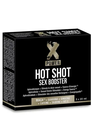 Hot Shot Sex Booster (3 x 20 ml) – XPOWER - 94edenstreet.com - sexshop en ligne