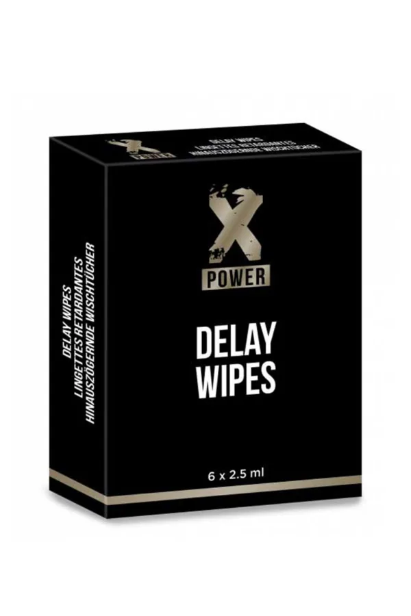 6 lingettes retardantes – XPOWER - 94edenstreet.com - sexshop en ligne