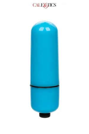 Mini vibro Bullet bleu 3 vitesses – CalExotics - 94edenstreet.com - sexshop en ligne