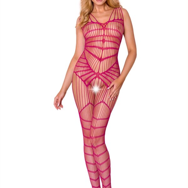 Combinaison résille CA004 – Fuchsia