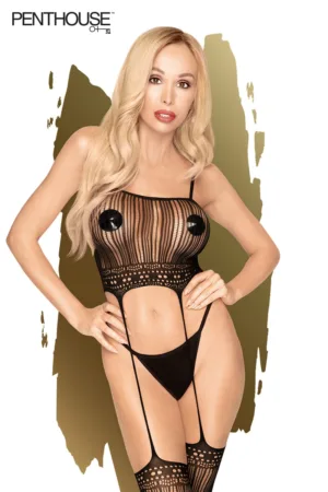 Combinaison porte-jarretelles Sex dealer – Penthouse - 94edenstreet.com - sexshop en ligne