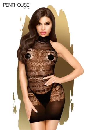 Robe Epic night noire – Penthouse - 94edenstreet.com - sexshop en ligne