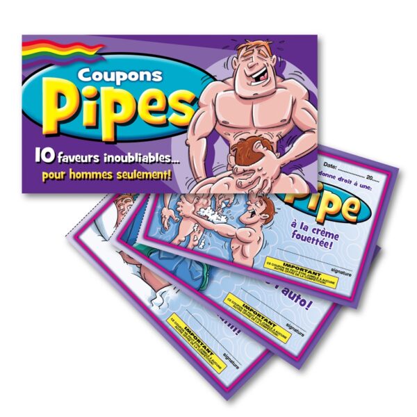 Coupons pipes pour hommes