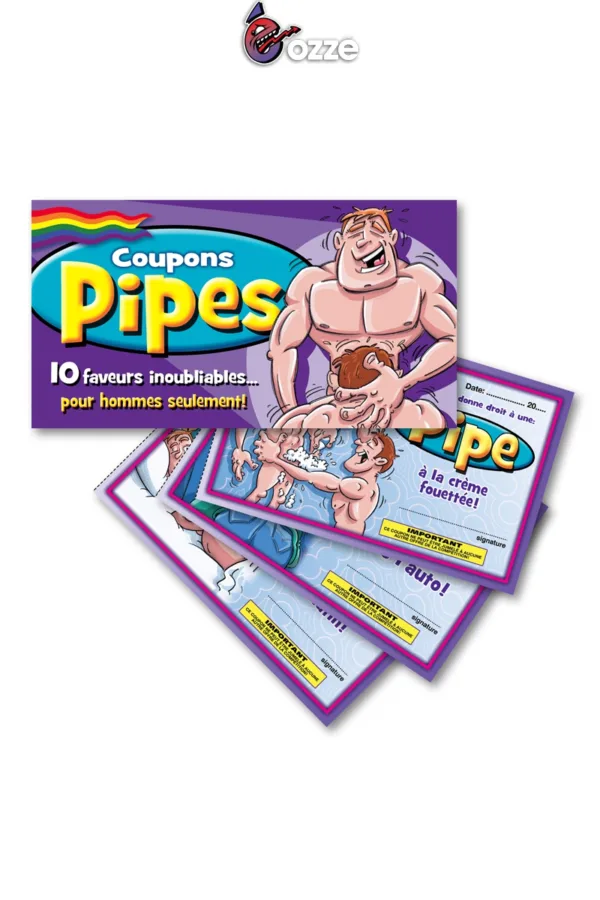 Coupons pipes pour hommes - 94edenstreet.com - sexshop en ligne