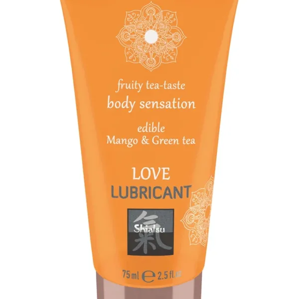 Lubrifiant comestible mangue et thé vert – Shiatsu