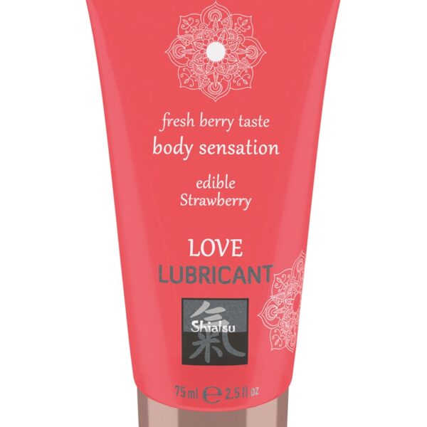 Lubrifiant comestible fraise – Shiatsu
