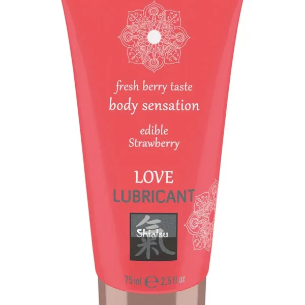 Lubrifiant comestible fraise – Shiatsu