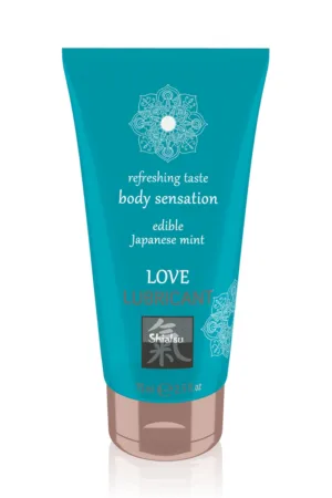 Lubrifiant comestible Menthe Japonaise – Shiatsu - 94edenstreet.com - sexshop en ligne