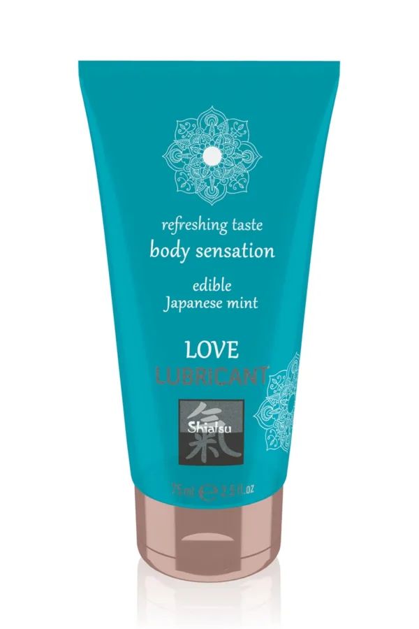Lubrifiant comestible Menthe Japonaise – Shiatsu - 94edenstreet.com - sexshop en ligne