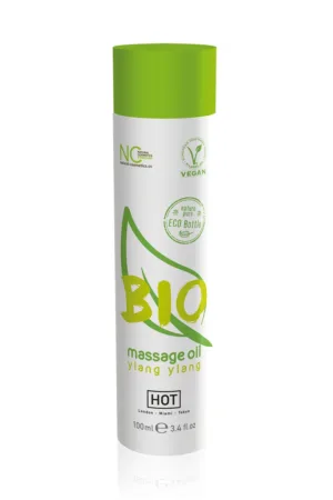 Huile de massage BIO ylang ylang – HOT - 94edenstreet.com - sexshop en ligne
