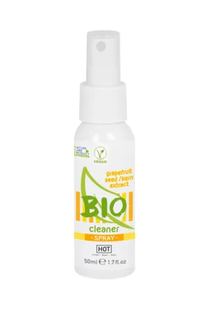 Spray nettoyant sextoys Bio 50ml – HOT - 94edenstreet.com - sexshop en ligne