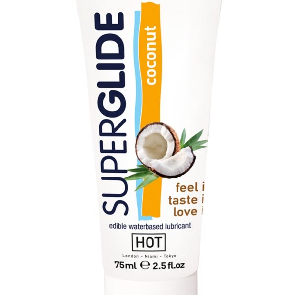 Lubrifiant Comestible SuperGlide noix de coco – HOT