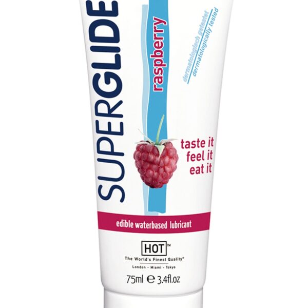 Lubrifiant Comestible SuperGlide framboise – HOT