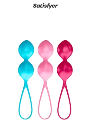Set de 3 boules de Geisha V Balls – Satisfyer - 94edenstreet.com - sexshop en ligne